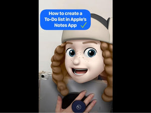 iPad tutorials, iPhone tutorials, How to create a To-Do list in Apple's Notes App