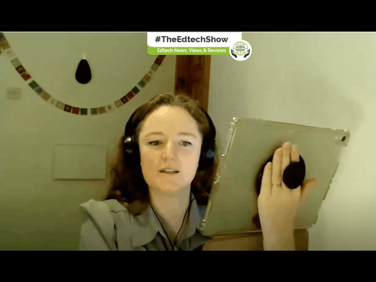 G-Hold on the EdTech Show, Mark Anderson, tablet holder,