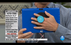 G-Hold launches tablet holder on the Home Shopping Network in the USA