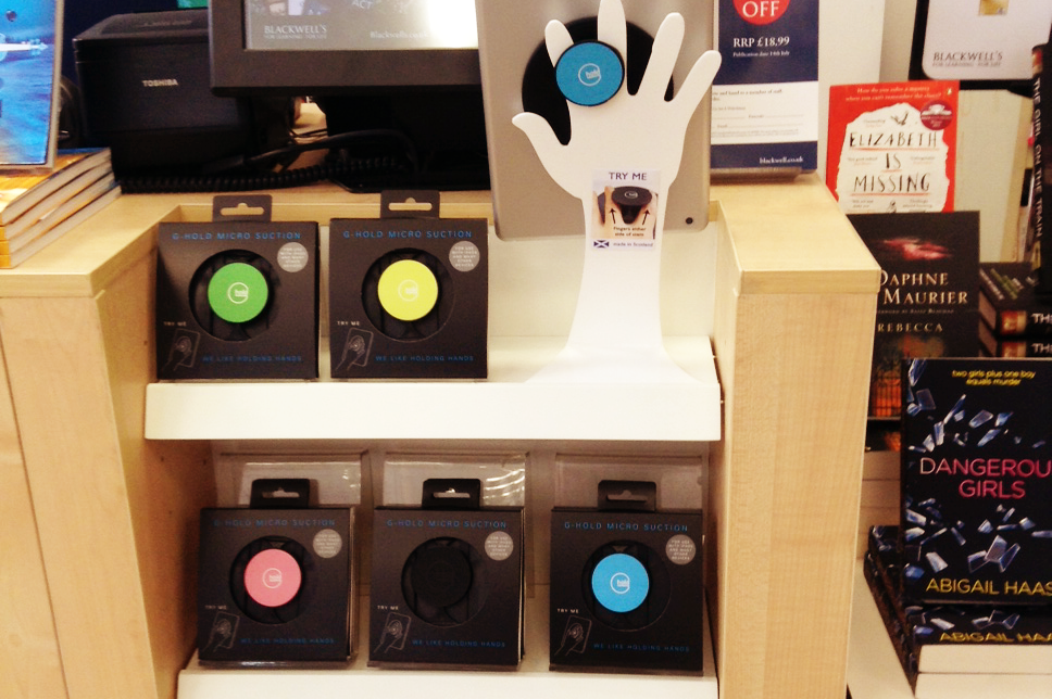 Dangerous Girls and G-Hold Tablet Holders at Blackwell's Holborn