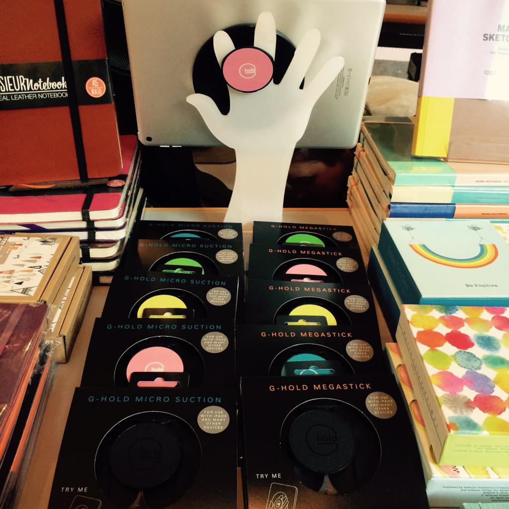 Pop: G-Hold Tablet Holder makes its colour debut at Edinburgh's Fruitmarket Gallery