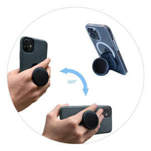 Ergonomic Phone Holder rotates 360 degrees, phone stand for portrait and landscape mode, ergonomic universal phone holder