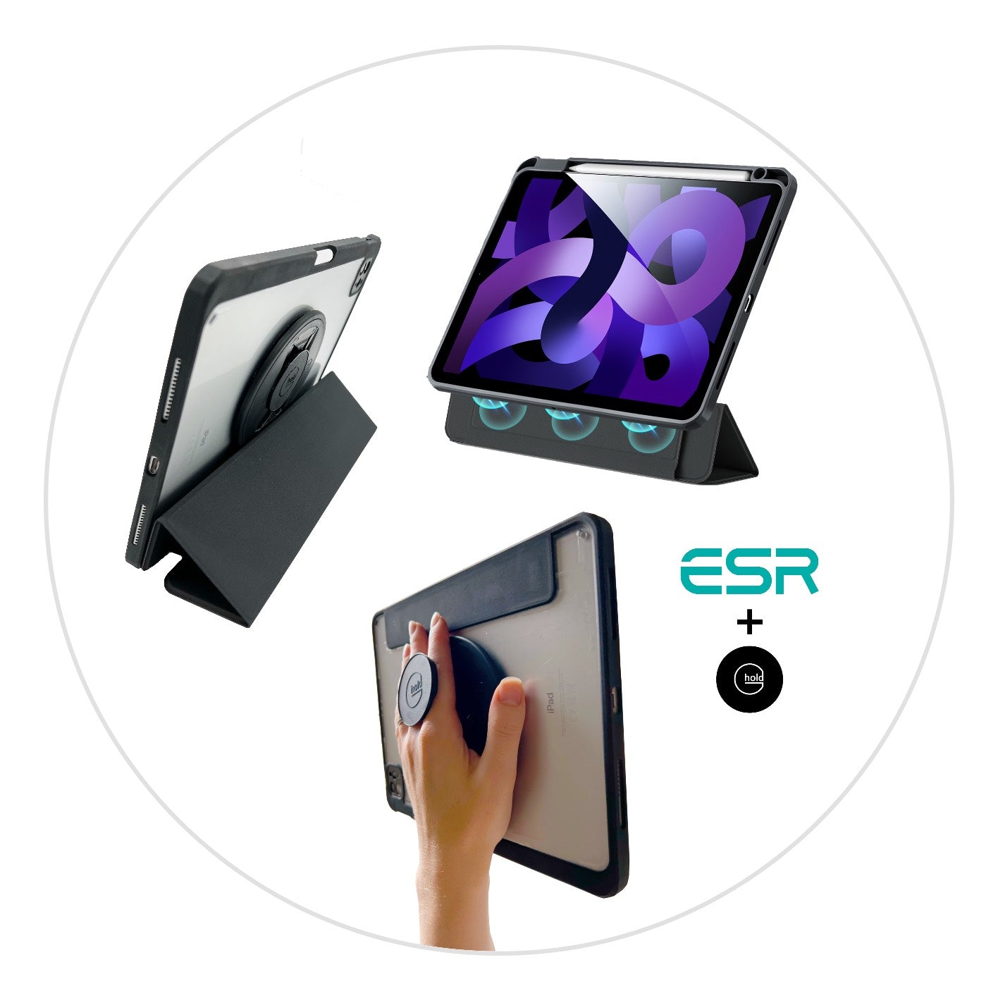 G-Hold + iPad Air 5/4 and Pro 11” Rebound Hybrid Case Pro BUNDLE